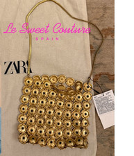ZARA WOMAN NWT SS26 METAL APPLIQUE BUCKET BAG...