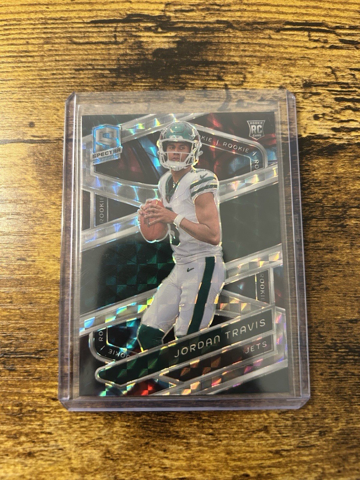 2024 Panini Spectra - Rookies Jordan Travis #154 Interstellar Prizm /60 (RC)