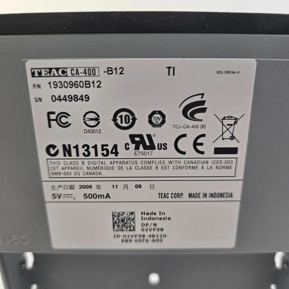 TEAC CA-200 Internal USB Card Reader – Multi-Format SD CF SM xD 3.5" Bay Working - Image 2 of 4