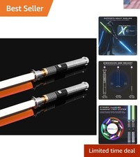 Ultimate Light Saber Dueling Experience - 2 Pack with Rechargeable Power