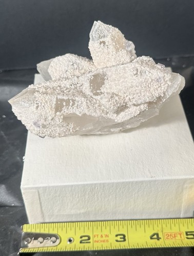 Seltener Quarz mit Fluorit & Dolomit - Yaogangxian Mine, China - 1,39 lbs - Bild 7 von 16