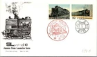 Japan FDC 1975 SC #1194-5 Japanese Steam Locomotive Series - JPS Cachet - J24045