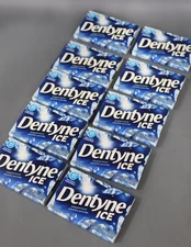 Dentyne Ice Bubble Gum  Peppermint  10 Count - exp 12/31/2025