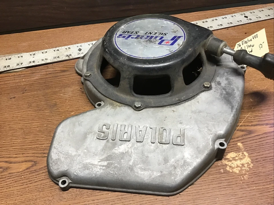 Parte de retroceso de arranque Rewind # Desconocido Polaris 1976 Electra 440 moto de nieve Foto 3 de 4