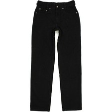 Joker Double Saddle Stitched Herren Jeans schwarz Straight Regular W32 L34 (69802)