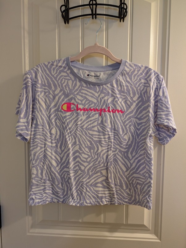 Girl's Gently Used Champion short sleeve tee - sz XL.  Back to School!