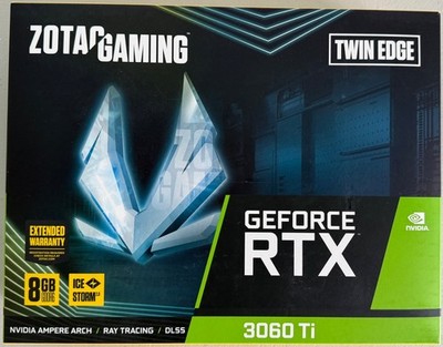 Zotac Gaming GeForce RTX 3060 Ti Twin Edge OC 8GB GDDR6 Non-LHR Tested GPU