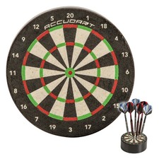 Mini Sisal Dartboard 3" Self Healing Portable Storage Darts Not Included
