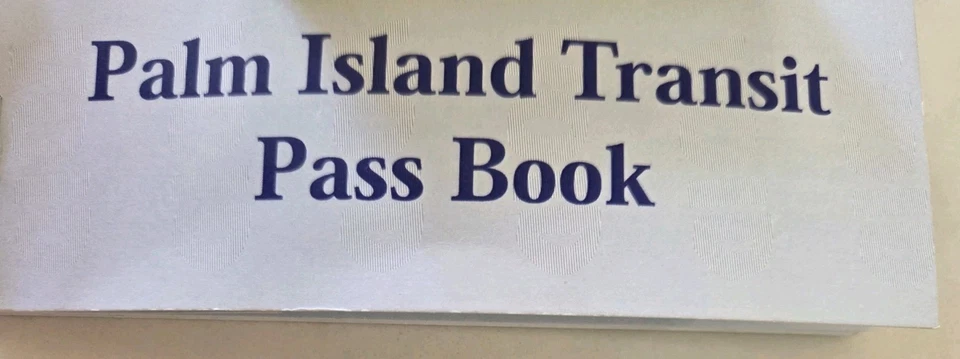 Palm Island Transit Fähre Pass Buch 8 Tickets für Auto oder 3/4 Tonnen