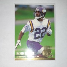 Fleer Ultra 1994 David Palmer #188 Vikings Rookie Football Card. rookie card picture