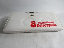 8 magnetische Reisespiele Reise Spiel Vintage /Retro Schach Halma