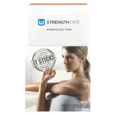 Kinesiology Tape, Beige, 20 Pre-Cut Strips