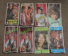 Vintage 1971 Topps The Partridge Family David Cassidy Poster Lot - RARE