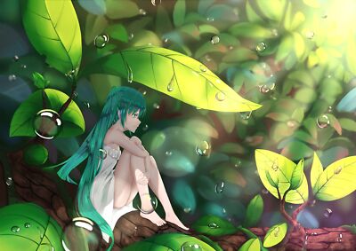 Anime girls vocaloid hatsune miku dress long hair Playmat Gaming Mat Desk