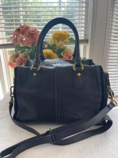 Oryany Brenda Suede Leather Satchel Bag ((pu210