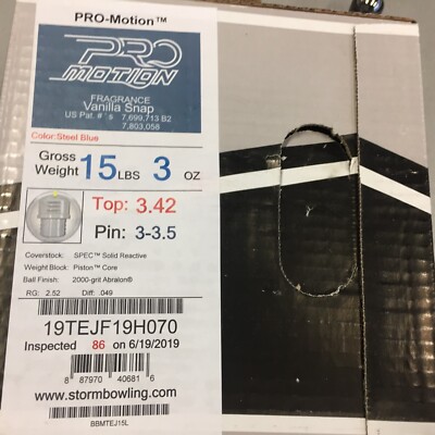 Storm Pro-motion Bowling Ball 15 Lbs for sale online | eBay