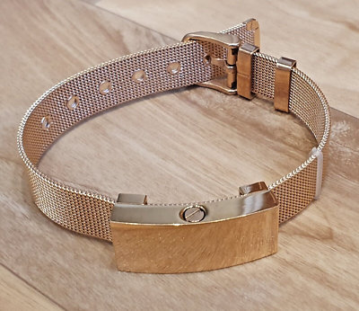 Rose Gold Bracelet Bangle Keepsake Cremation Urn Ashes Memorial