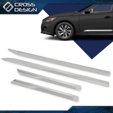 ABS Chrome Side Door Body Molding Cover Trims 4PCS Fit For Nissan Altima 2013-18