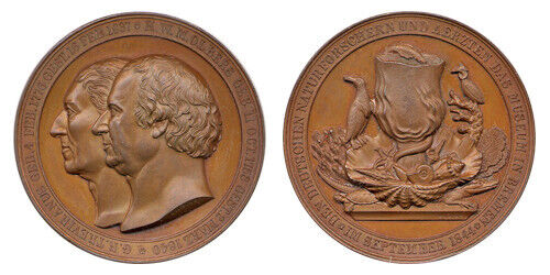 1844 auf die 22. Versammlung deutscher Naturforscher und Ärzte in Bremen - Bild 1 von 3