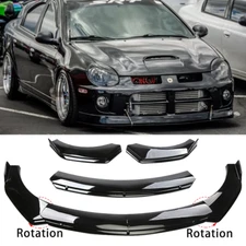 Gloss Black Car Front Bumper Spoiler Lip Splitter Body Kits FOR Dodge Neon SRT4