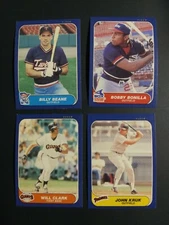 1986 Fleer Update Base Singles - You Pick - Save 50% on 4+ Complete Your Set!