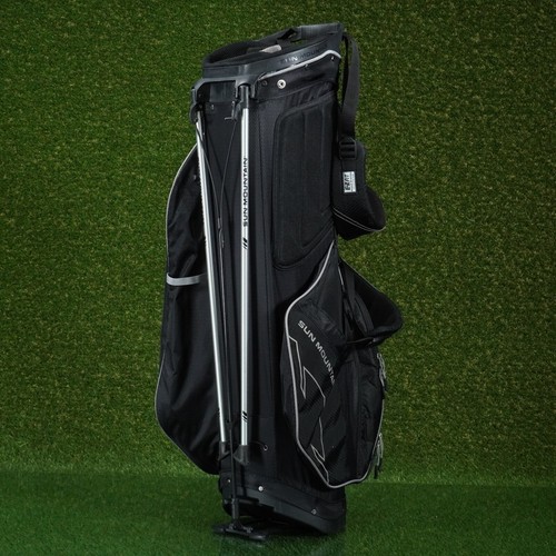 SUN MOUNTAIN THREE 5 STAND BAG 4-WAY DIVIDERS GOLF BAG BLACK ~ AWESOME!! - Picture 9 of 18