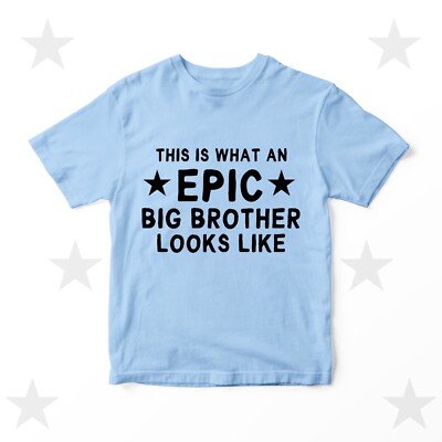 Big Brother T-Shirt Kinder Epic Awesome Cool Kleidung Geschenke Personalisiert
