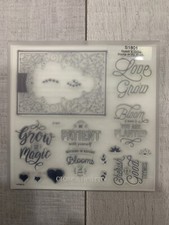 CTMH Stamp Of The Month - Bloom Grow S1801 New Retired