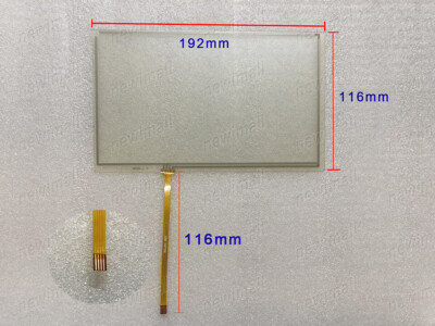 8'' inch 4-wire Resistive Touch Screen Digitizer glass panel 192 #T8