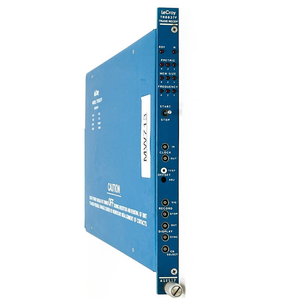 LeCroy TR8837F Trans Recdr CAMAC Module Transient Recorder Plug In