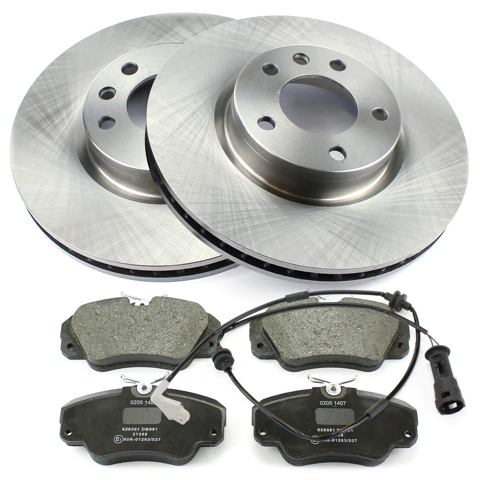 Bremsscheiben + Bremsbeläge + WK vorne 296mm belüftet für Opel Omega B Bremse - Bild 2 von 2