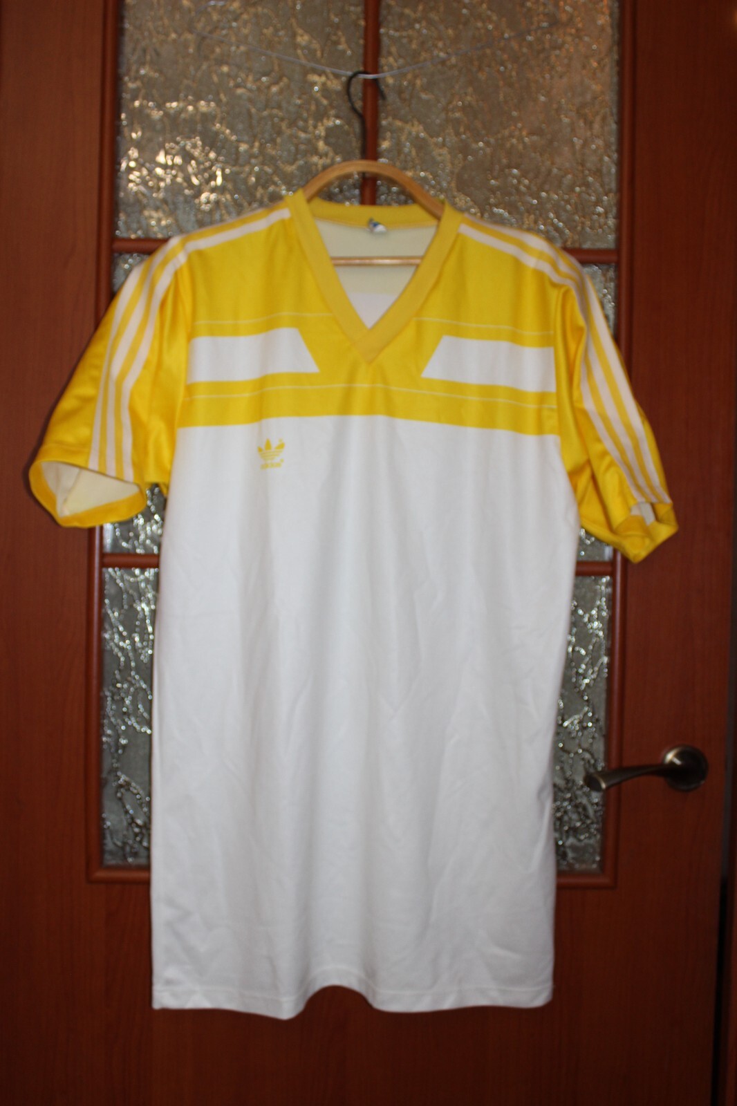 Vintage 1970's-80's Adidas Football template Shirt jersey West Germany - size L