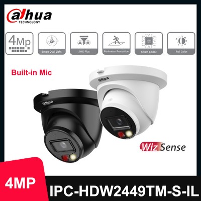 Dahua IPC-HDW2449TM-S-IL 4MP Full Color IP Camera PoE Smart Dual Light SMD Plus