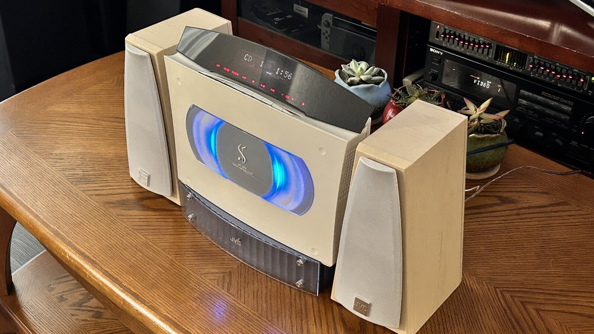 JVC VS-DT8 EXECUTIVE STEREO MINI SYSTEM Complete Working CD AM FM