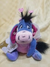 Disney Store Winnie the Pooh Lovebug Love Bug Eeyore Holiday Bean Bag plush