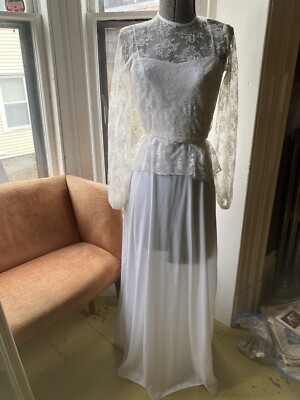 open lace back dress Long Hippie Chic Dress in Blue main image 1