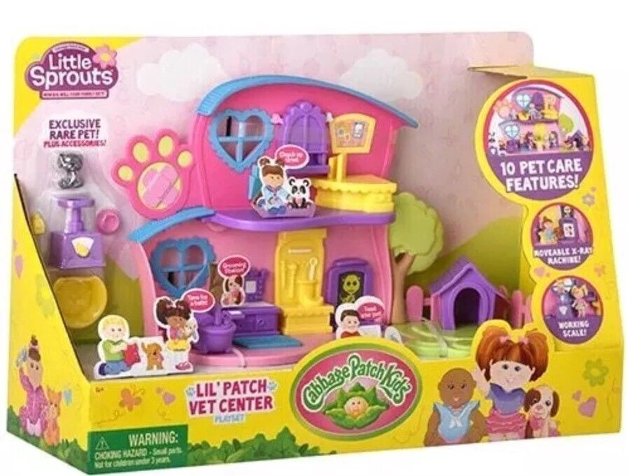 Cabbage Patch Kids Little Sprouts Lil Patch Veterinario Centro Juego Envío Gratis Foto 3 de 4