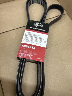 Serpentine Belt-Premium OE Micro-V Belt Gates K061033 or 6PK2624 