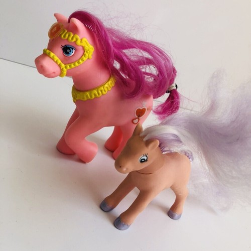 Talk To Me Pony Tales Buddy L Pink & 90s Lannard Pony Vintage Bootleg My Little - Picture 2 of 7