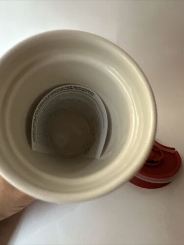 Walt Disney World Starbucks Ceramic Tumbler Mug 12 oz NEW Christmas With Lid - Picture 7 of 10