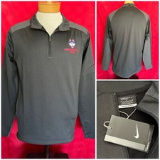 NEW NWT Nike Golf UConn Connecticut Cup Sweater Sweatshirt Shirt Size Small