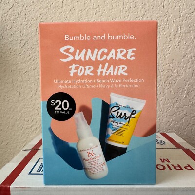 Bumble And Bumble Suncare For Hair ultimate hydration+beach wave perfection set
