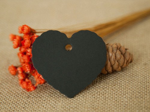 100 Blank Thank you Craft Kraft Paper Hang Tags Price Gift Cards Wedding Label - Picture 17 of 32