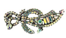 3030157 Santuario Porta Nappa Shriner Fezz Nappa Fez Scimitarra Mezzaluna Strass