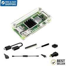 Pi Zero Case Kit with Power Switch, Heatsink, HDMI & OTG – 7-in-1 Accessory Set