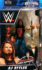 WWE 2022 Wrestlemania Elite  AJ STYLES 6in Figure MR. MCMAHON BAF
