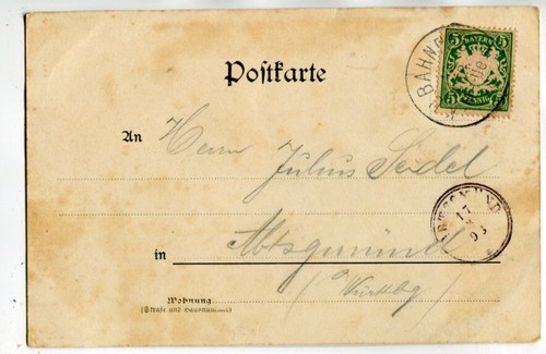 AK Marquartstein,Ansichten,bei Ruhpolding,Bernau 1898 - Picture 2 of 2