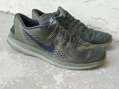 Nike Flex Run Sequoia Green 898457-300 Men display picture 1