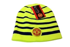 Manchester United Beanie Skull Cap Hat New Season Neon Green