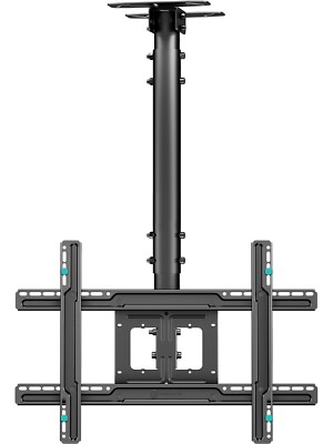 ONKRON Ceiling TV Mount Hanging TV Bracket for 32'' - 70'' up to 150 lbs, Black